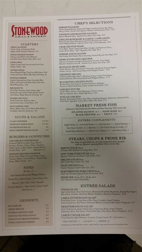 stonewood grill|stonewood grill menu.